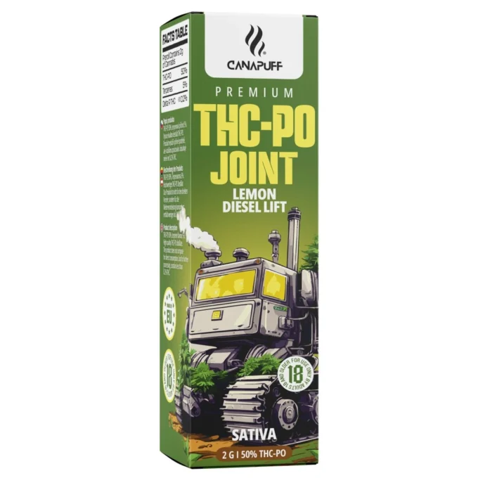 THC-PO Joint LEMON DIESEL LIFT 50% 2g